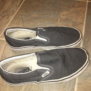 Grey slip on vans size 7.5